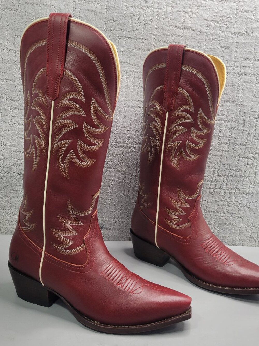 Tecovas The Annie Women's Size US 10B Scarlet Cowhide Cowgirl Boots. - Picture 8 of 11